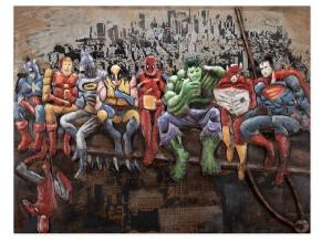 Металлическая картина KUNSTLOFT Modern & zeitgenössisch, многоцветный