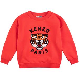 Детский свитшот KENZO, красный