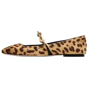 Jimmy Choo Женские повседневные туфли Diamond Tilda с леопардовым принтом