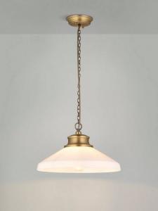 Подвесной потолочный светильник Tula Opaline John Lewis, Matt Antique Brass