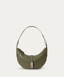 Мини-сумка через плечо Polo ID из телячьей кожи Polo Ralph Lauren, цвет 300 Green