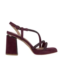 Сандалии с ремешками и стразами Alma En Pena, красный