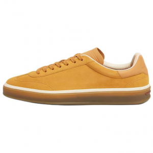 Loro Piana Кроссовки для скейтбординга Tennis Walk Suede Low top женские Yellow