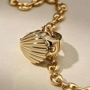 Женские аналоговые часы Skage из нержавеющей стали SKW3180 Skagen, цвет Gold