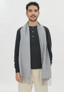 Шарф с бахромой Gobi Cashmere, Vapor Blue