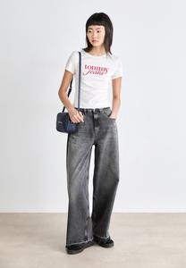 Футболка с принтом ESSENTIAL LOGO TEE Tommy Jeans, молочный