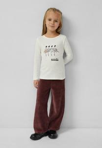 Топ s.Oliver Long sleeved top, Creme/Beige