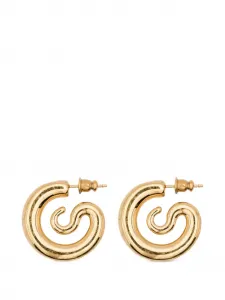 Маленькие серьги-кольца Serpent Panconesi, золотой