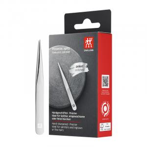 ZWILLING Пинцет для бровей с острым кончиком, 1 шт, ножницы, silver 9*0.8см примерно 8г