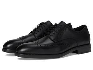 Оксфорды Cole Haan Harmon Grand Wingtip Oxfords, цвет Black Waterproof/Black/Black