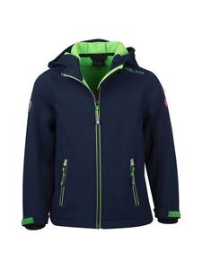 Куртка Trollkids Trollfjord, цвет navy/green