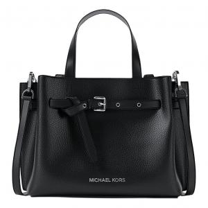 MICHAEL KORS Кожаная женская сумка через плечо малая черная