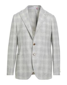 Блейзер Luigi Borrelli Napoli, светло-серый