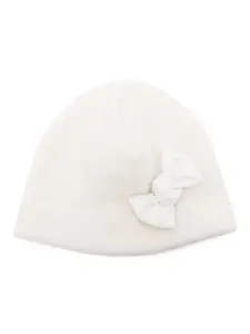 Шапка бини с бантом Il Gufo, нейтральный
