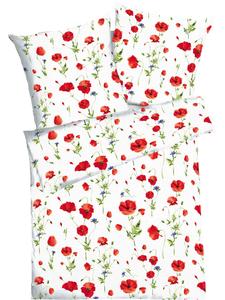 Постельное белье из сирсакера красного цвета kaeppel, 135x200 см (80x80 см)