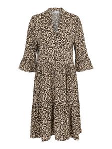 Мини платье SAINT TROPEZ Eda, Camel/Dark beige