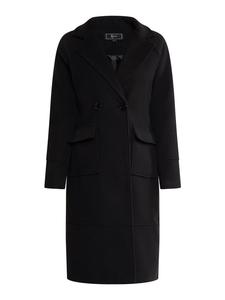 Женское пальто черного цвета faina