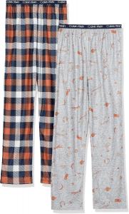 Пижамные штаны Calvin Klein для мальчиков, супермягкие, с начесом, микро, 2 шт., Ck Statement