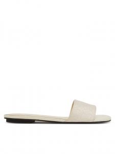 Мюли Flat Slide Jacq Hw0Hw02388 Calvin Klein, экрю
