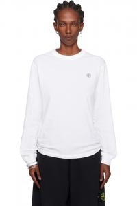 Stone Island 2100030 Футболка из органического хлопкового трикотажа с эффектом «фиссато»