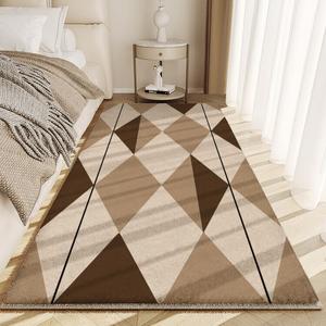 Budis Ковер 250х400 см из искусственного кашемира для спальни/гостиной, утепленный, в мультяшном стиле, Qianning