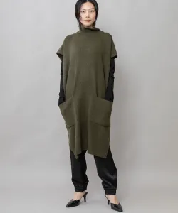 7GG Трикотажный пуловер-шаль из джерси