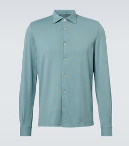 Джерси из хлопка Jason Fedeli, Sage Blue