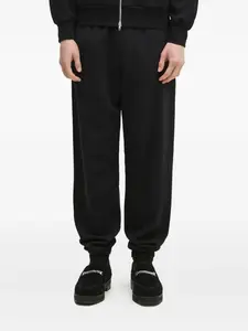 Спортивные брюки с вышитыми манжетами Aries, черный