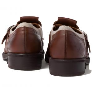 Туфли дерби Church's Shanghai из кожи MIU MIU, коричнево-серые