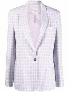 Блейзер в клетку Forte Forte, фиолетовый