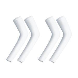 LINING Велосипедные нарукавники для велоспорта, уличных видов спорта унисекс полиамид, эластан white, black