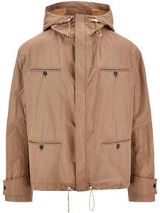 Ferragamo куртка с капюшоном и карманами, нейтральный