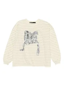 Полосатая футболка с логотипом Bimba Y Lola, нейтральный