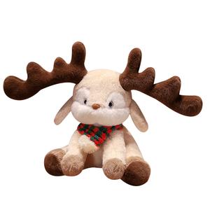 Плюшевая игрушка лось милая и успокаивающая кукла плюшевая кукла высота 35см MERCONSER