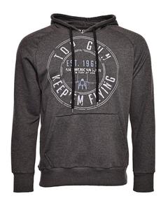 Толстовка с капюшоном TOP GUN Sweatshirt, темно-серый