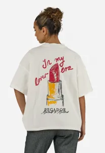 Футболка piana большого размера с принтом Pegador, Washed Warm White