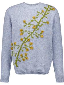Джемпер с вышивкой Baziszt, синий