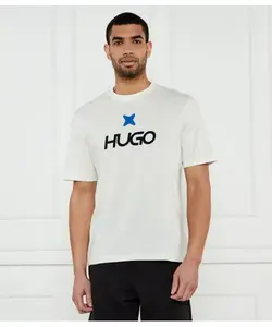 Футболка Ньюроми Regular fit Hugo Blue, бежевый