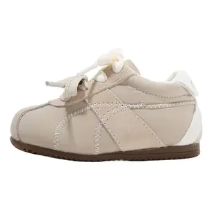 Нескользящие дышащие низкие туфли для малышей MAIBUXIONG, хаки