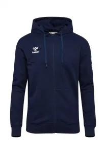 2.0 толстовка с капюшоном и застежкой-молнией в виде шеврона Hummel, Marine