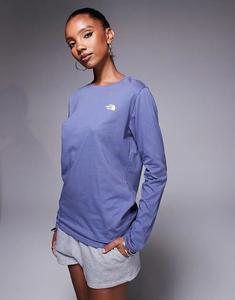 Футболка с длинными рукавами и простым куполом от The North Face в стиле сумеречной галактики