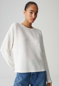 Топ OPUS LOOSE FIT 3/4 BATWING SLEEVES, Milk/White