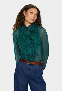 Блуза Saint Tropez LILJASZ CRINKLE LS SHIRT, June Bug/Dark Green