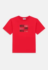 Футболка унисекс с принтом Moschino, Poppy Red