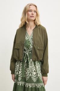 Куртка-бомбер Answear.Lab, зеленый