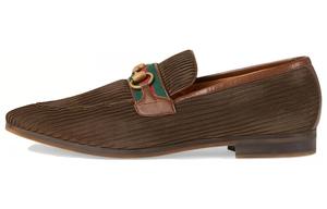 GUCCI Лоферы мужские коричневые