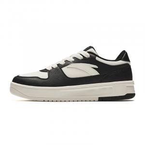 Кроссовки ANTA Skateboarding Shoes Women's Low-top Ivory/Black, слоновая кость/черный