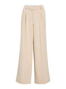 Широкие брюки со складками OBJECT OBJIvy, темно-бежевый