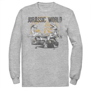 Мужская потертая футболка Raptor Battle Jurassic World