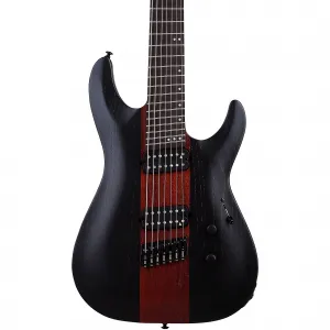 Электрогитара Schecter Guitar Research C-7 Multiscale Rob Scallon, сатиновый темный обжаренный оттенок